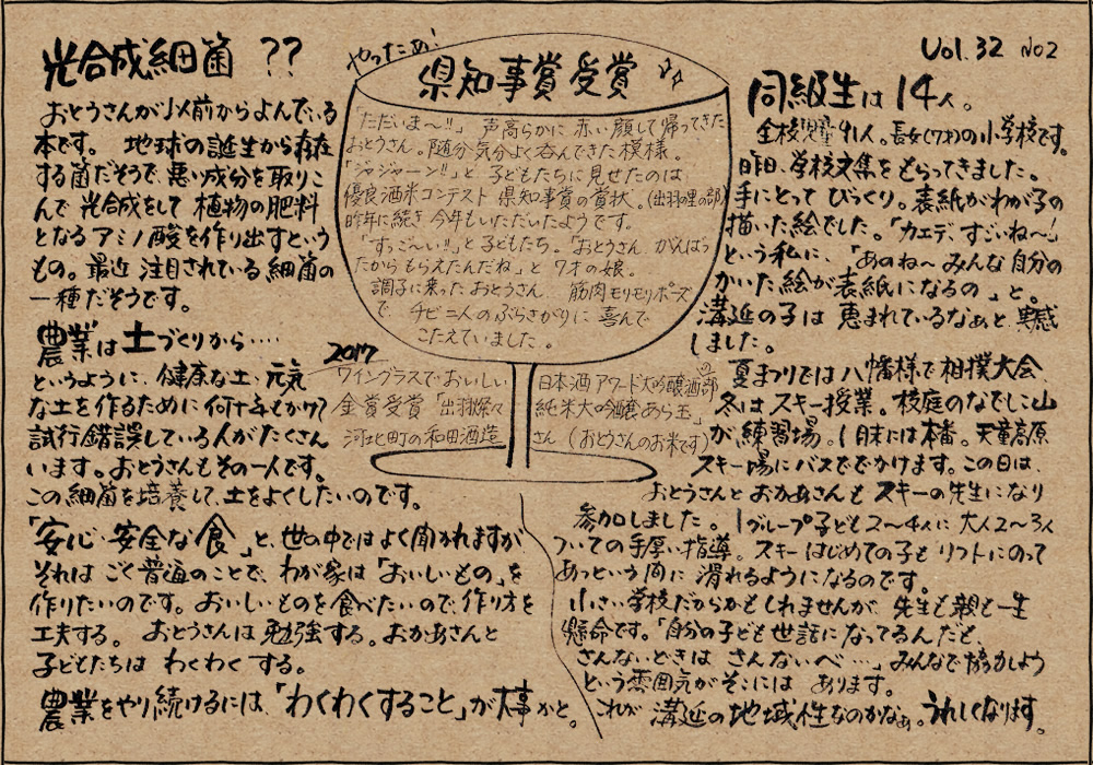 まきの農園 農園だより Vol.32
