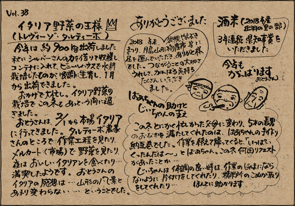 まきの農園 農園だより Vol.38